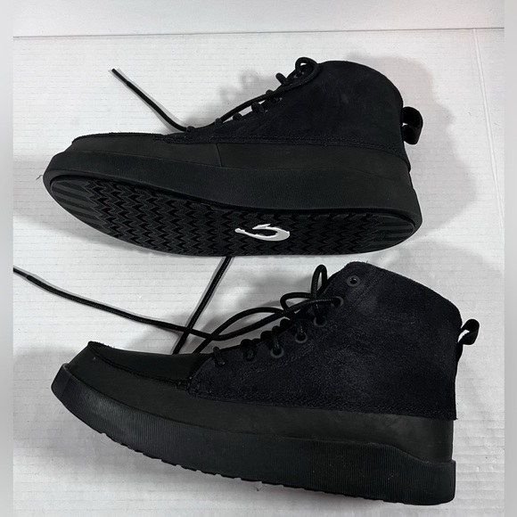 Olukai Men\'s Nalukai Kapa Boot Lava Rock Black Canvas Chukka Ankle Mid Size 8.5 main image 6